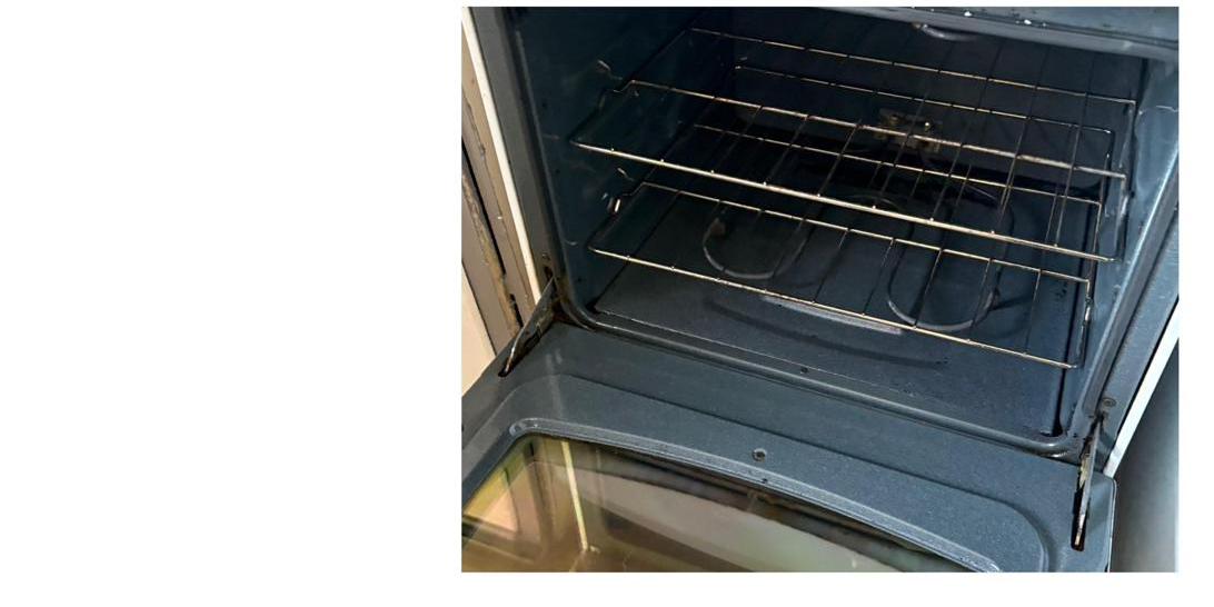 Oven deep clean after