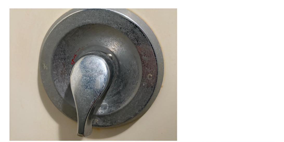 Shower faucet before